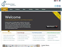 Tablet Screenshot of distinctive-systems.com